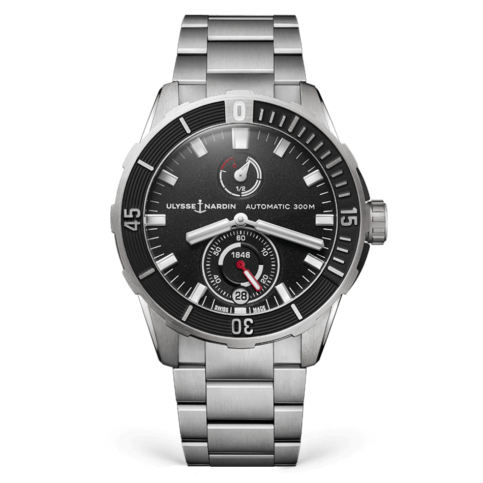 Ulysse Nardin Diver Chronometer Black Titanium Bracelet 44mm