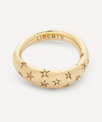 Liberty 9ct Gold Lanthe Star Diamond Ring