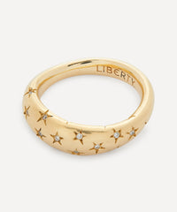 Liberty 9ct Gold Lanthe Star Diamond Ring