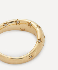 Liberty 9ct Gold Lanthe Star Diamond Ring