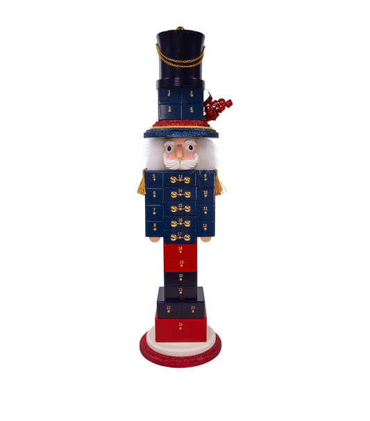 Kurt.S.Adler Wooden Nutcracker Advent Calender (85cm)