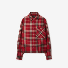 Check Wool Overshirt