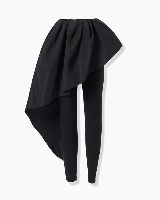 Draped Front Skinny Pants