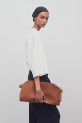 Margaux EW Clutch in Leather