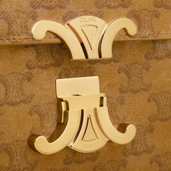 Teen Triomphe In Suede Calfskin With Triomphe All-over