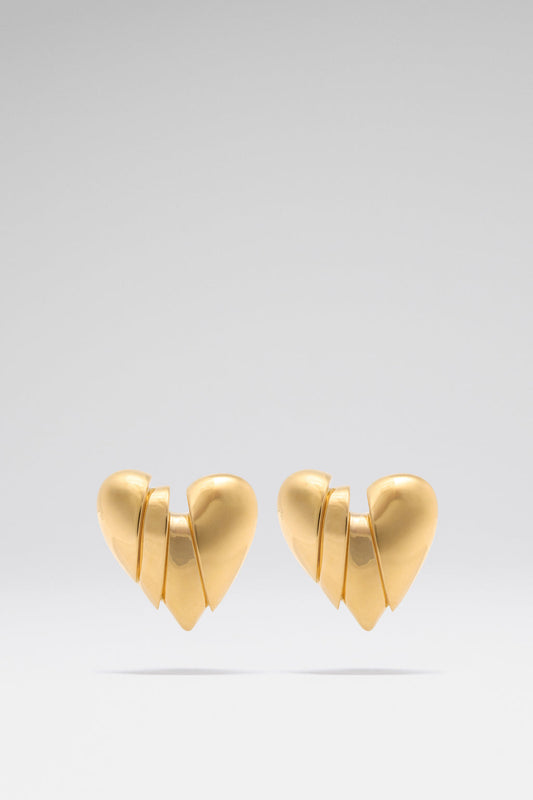 Heartbreaker Earring With Gold Base