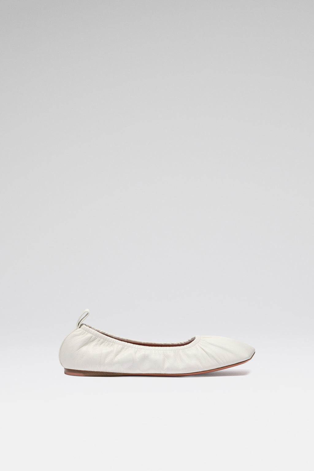 Emma Flat Ivory Nappa