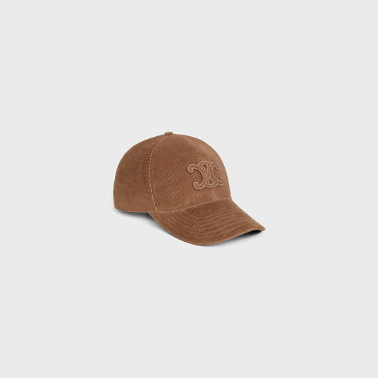 Triomphe Baseball Cap In Corduroy