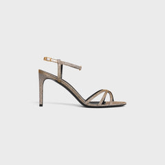 Celine Soir Sandal In Iridescent Fabric