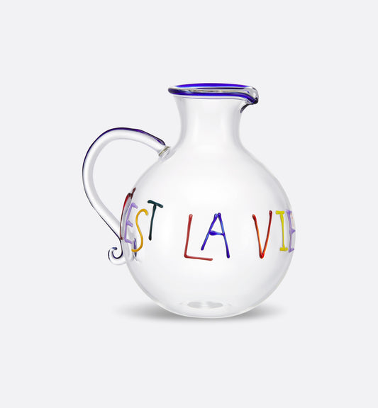 Hand-Painted Carafe