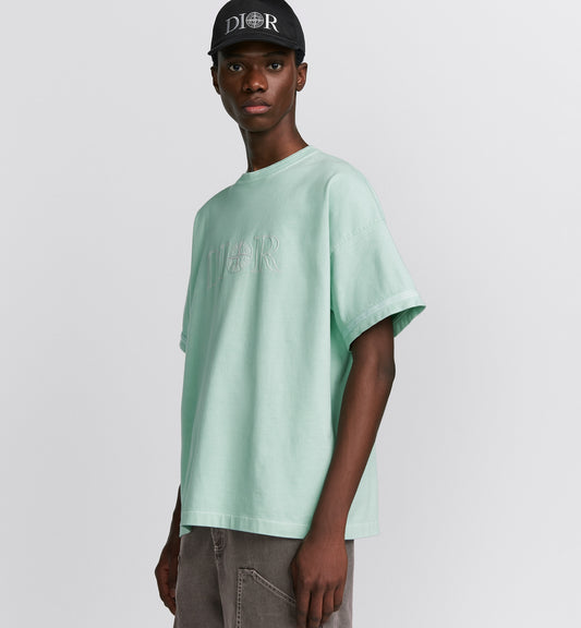 Dior And Stone Island T-shirt, Oversized Fit