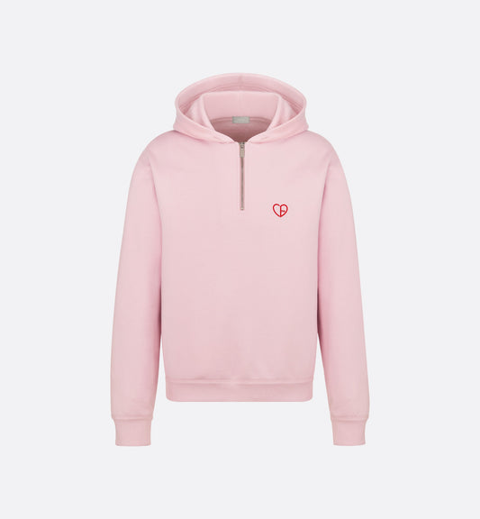 CD Heart Relaxed-Fit Hooded Sweatshirt