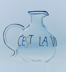 Hand-Painted Carafe