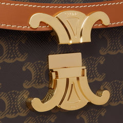 Classique Triomphe Bag in Triomphe Canvas and Calfskin