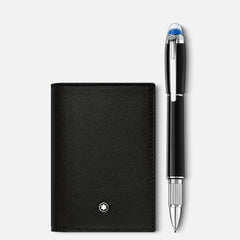 Set With Starwalker Fineliner And Montblanc Sartorial Business Card Holder