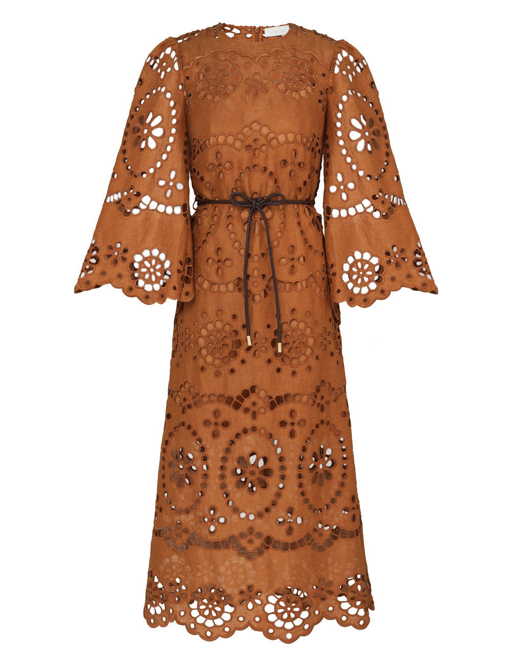 Pop Embroidered Midi Dress