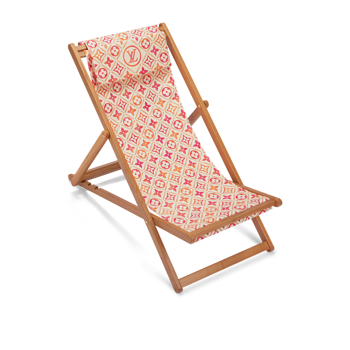 Monogram Flower Tile Deckchair