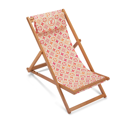 Monogram Flower Tile Deckchair