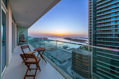 Stylish 2BR apt in Emaar Beachfront w/ stunning sea views