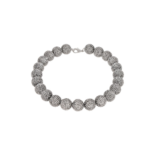 Women's Quantum Choker In Silver