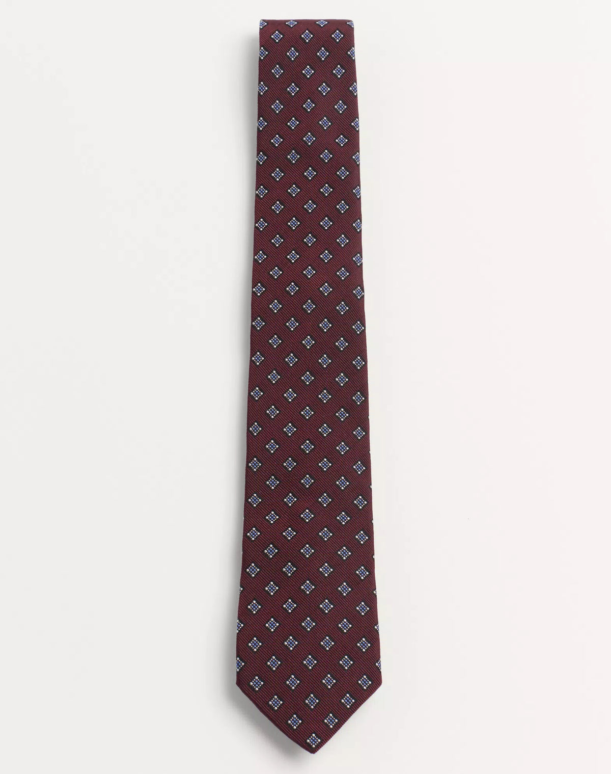 Valentie Micro-Check Silk Tie