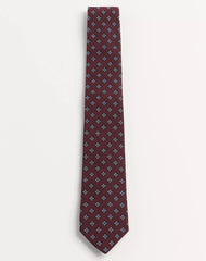 Valentie Micro-Check Silk Tie