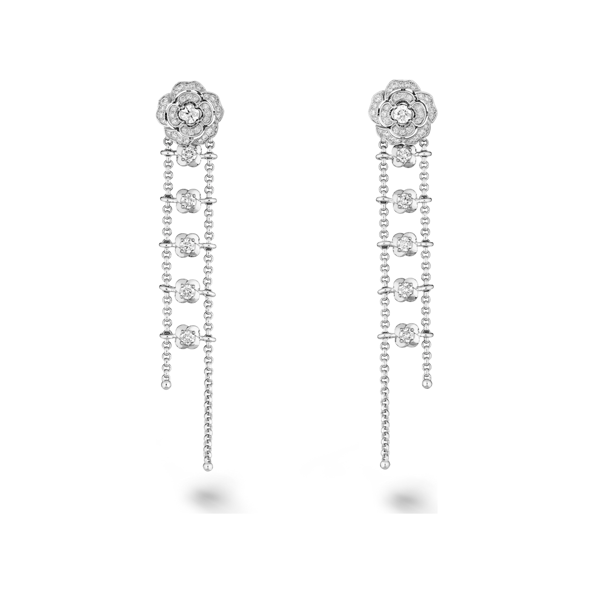 Bouton De Camélia Transformable Earrings