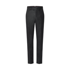 Cashmere and Wool Blend Cigarette Trousers