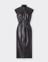 Midi Dress In Lambskin