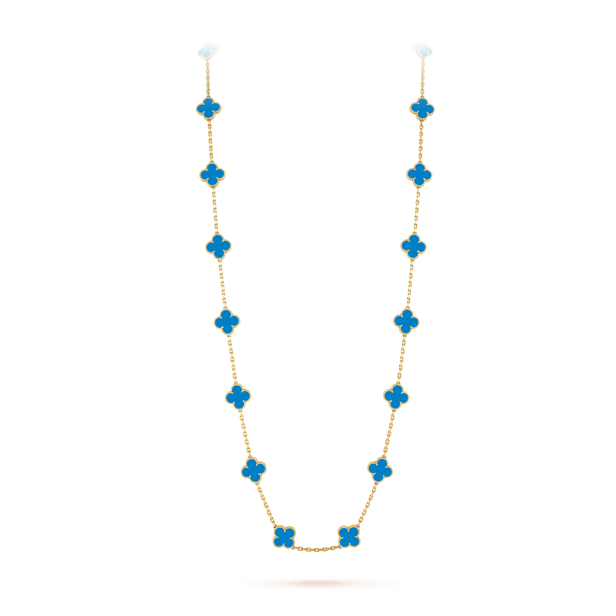 Vintage Alhambra Long Necklace, 20 Motifs