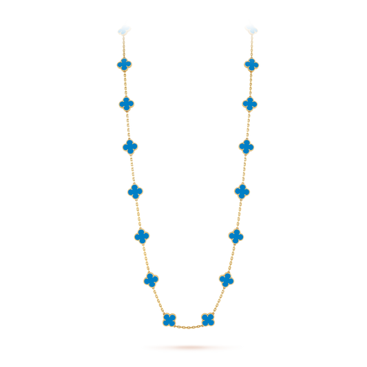 Vintage Alhambra Long Necklace, 20 Motifs