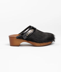 Clogs Calfskin & Patent Calfskin  Black