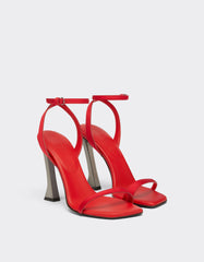 Neoprene Sandal With Metal Heel