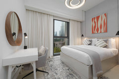 Posh & Arty Apt w/ Direct Burj Khalifa & Fountains Views