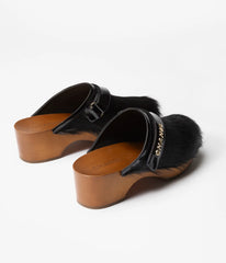 Clogs Calfskin & Patent Calfskin  Black