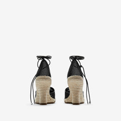 Mesh Plunge Espadrilles