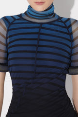 The Short 3D Striped Dress