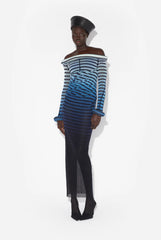 The Long 3D Striped Dress