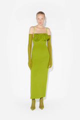 The Green Conical Bra Cup Dress