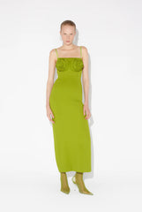 The Green Conical Bra Cup Dress