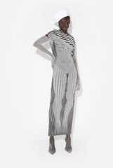 The Long Draped Body Morphing Dress