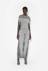 The Long Draped Body Morphing Dress