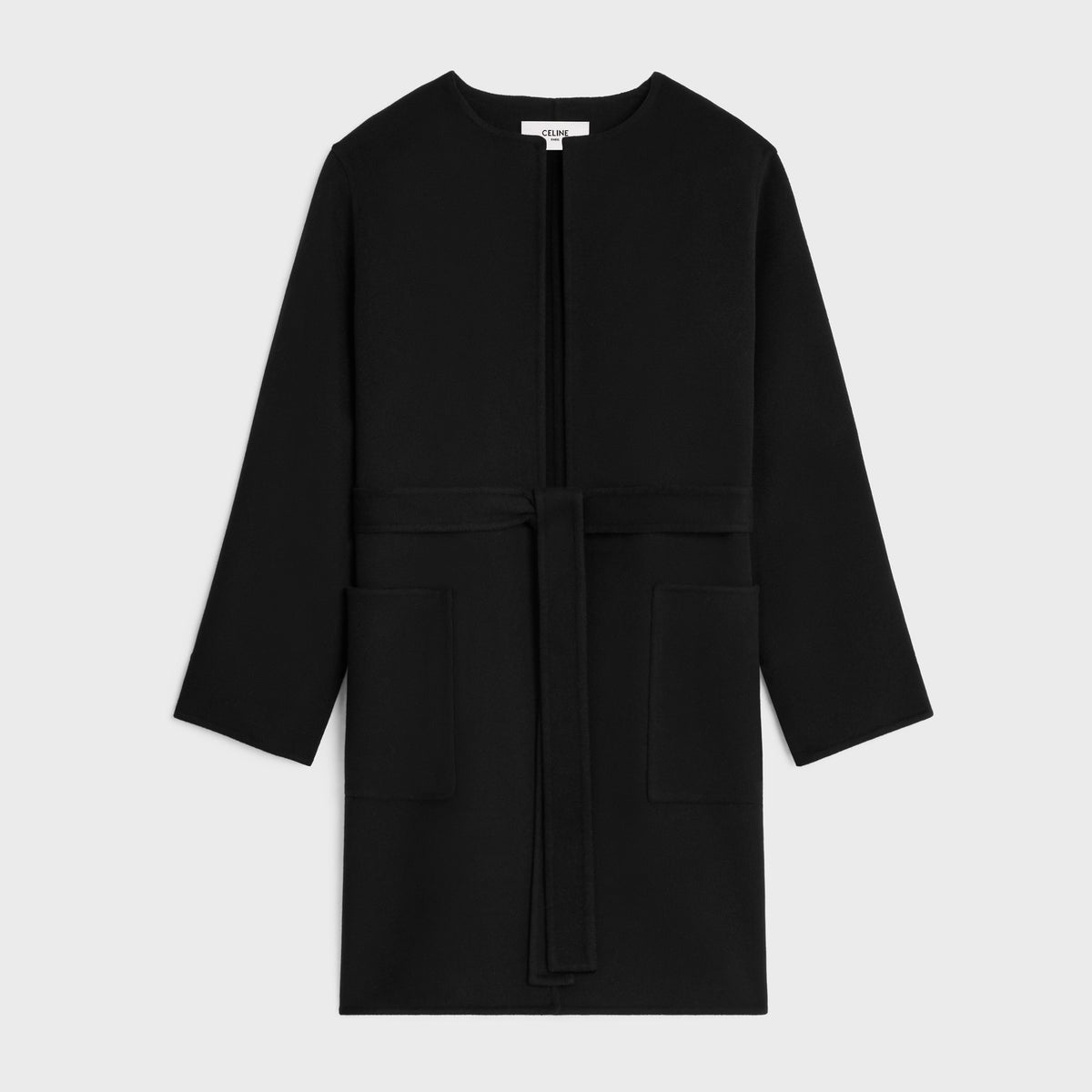 Bathrobe Coat In Double Face Cashmere