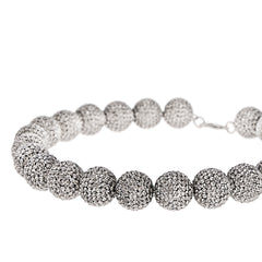 Women's Quantum Choker In Silver