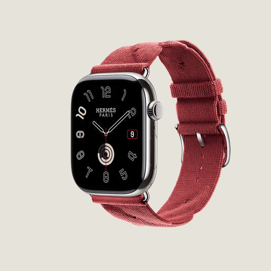 Series 10 Case & Band Apple Watch Hermès Single Tour 46 mm Torsade