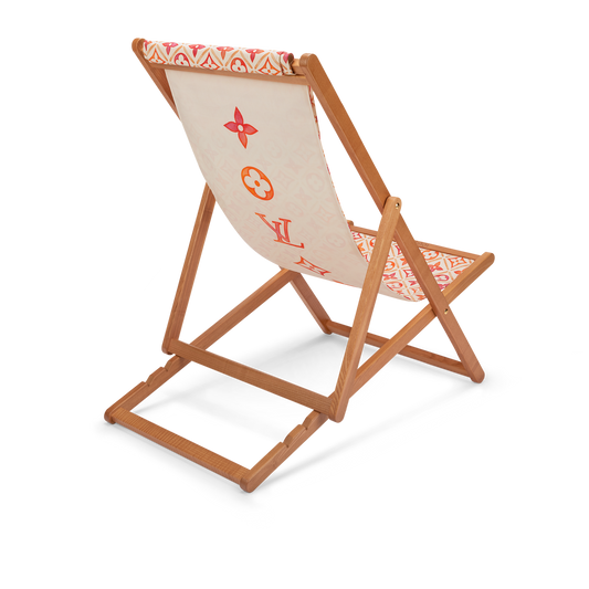 Monogram Flower Tile Deckchair