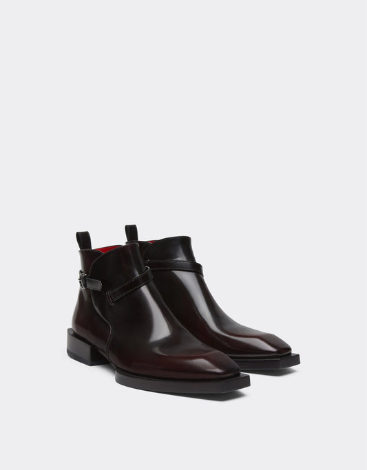 Beatle Ankle Boots In Patent Leather