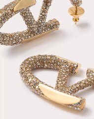 The Bold Edition Vlogo Metal And Swarovski® Crystal Earrings