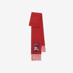 Check Label Cashmere Scarf