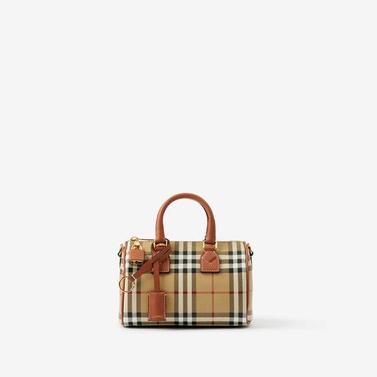 Mini Check Bowling Bag